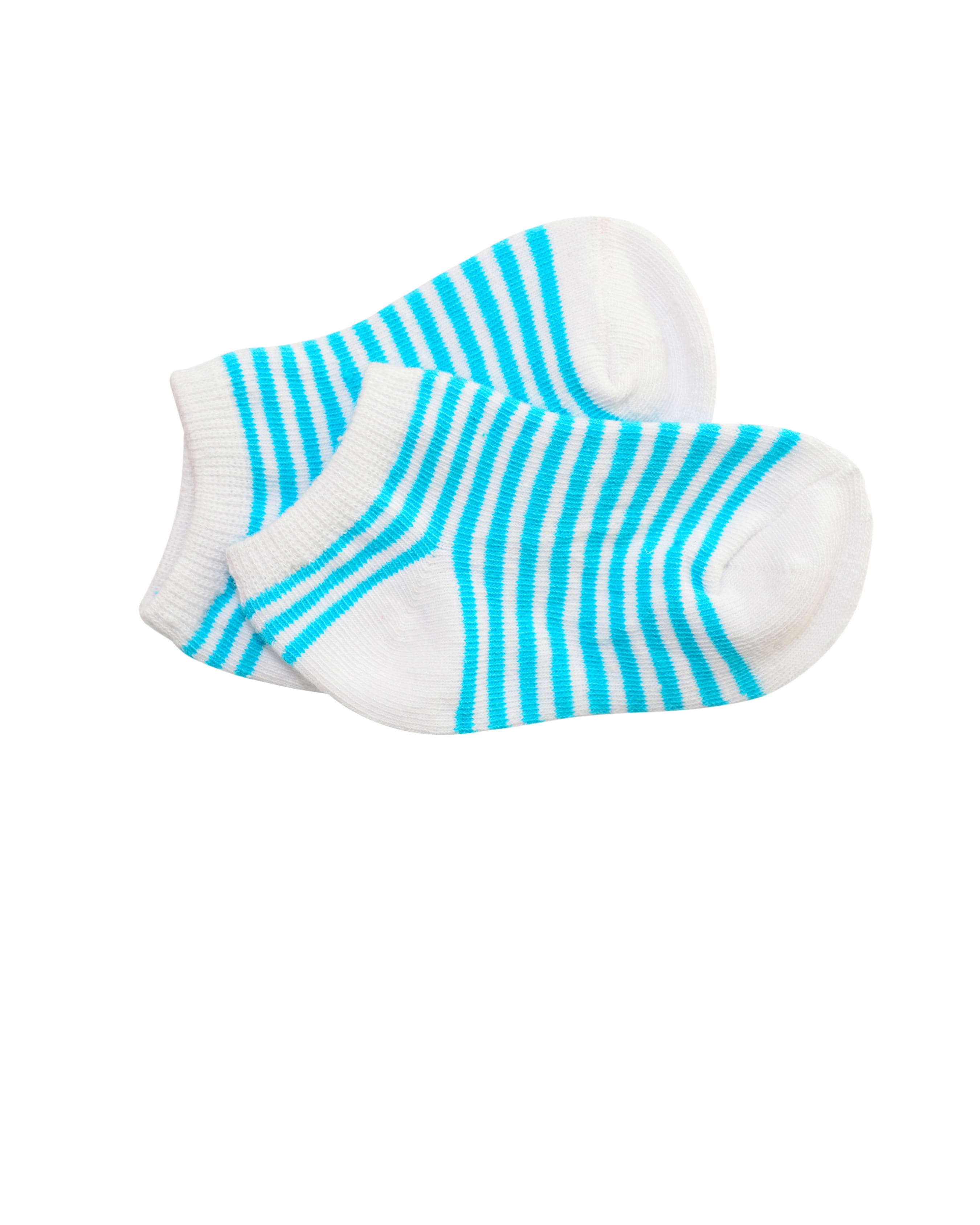 Striped Low-Cut Ankle Socks
